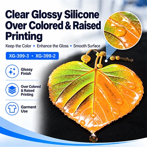 How to Apply Clear Glossy Silicone Over Colored and Raised Silicone Printing