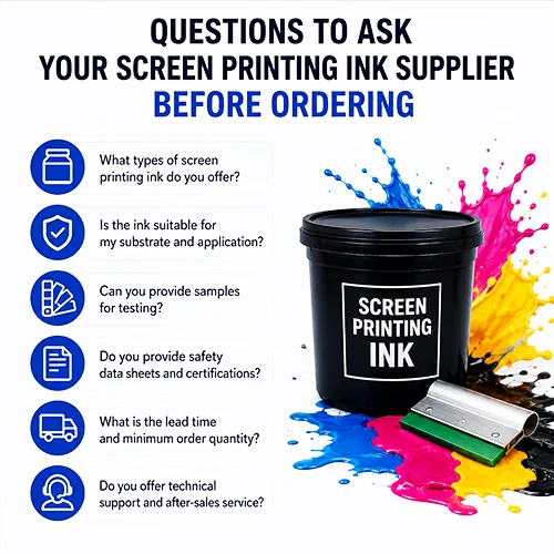 Questions To Ask Your Screen Printing Ink Supplier Before Ordering