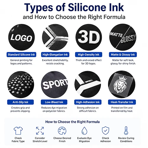 Types Of Silicone Ink And How To Choose The Right Formula