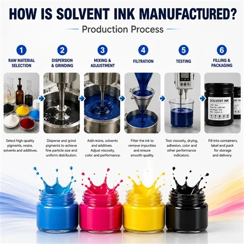 How Is Solvent Ink Manufactured? Production Process Explained