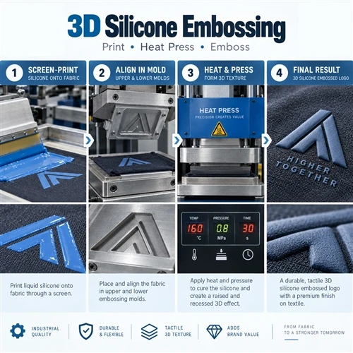 How Does 3D Silicone Embossing Work?