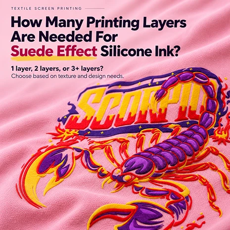 How Many Printing Layers Are Needed For Suede Effect Silicone Ink?