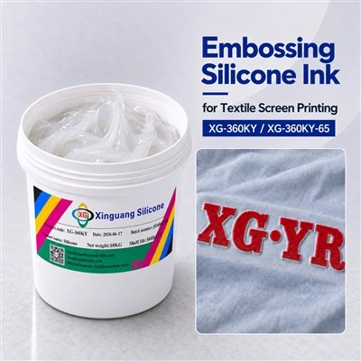 3D Embossing Silicone For Textile And Garment