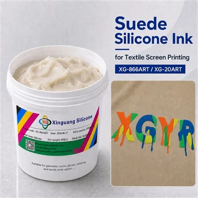 Suede Effect Silicone Ink For Textile Screen Printing