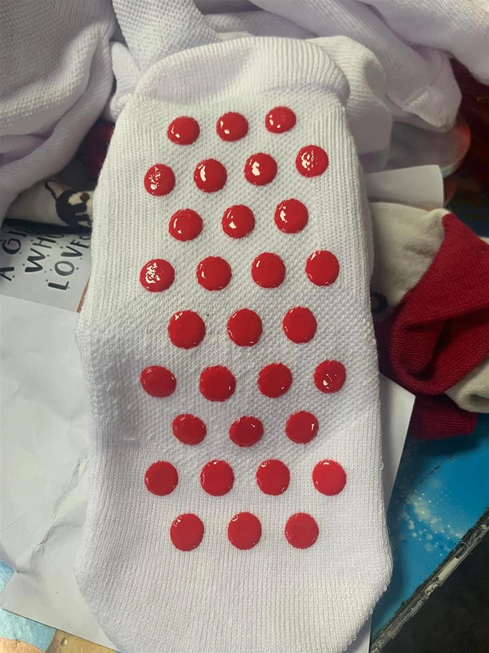 Socks Silicone Ink Printing